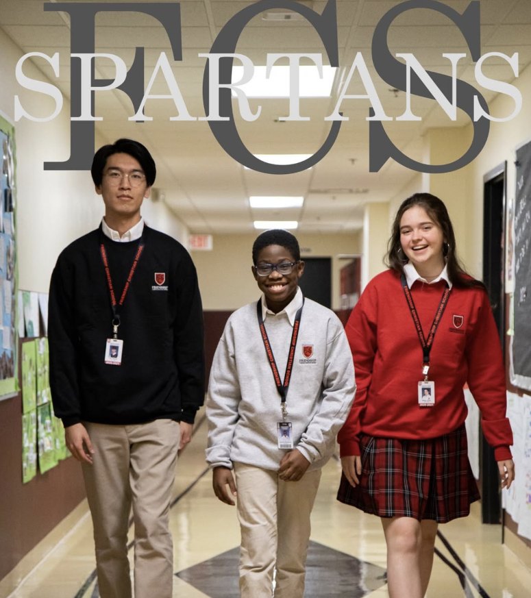 FCS Spartans · Friendship Christian School 복도를 걷는 학생들